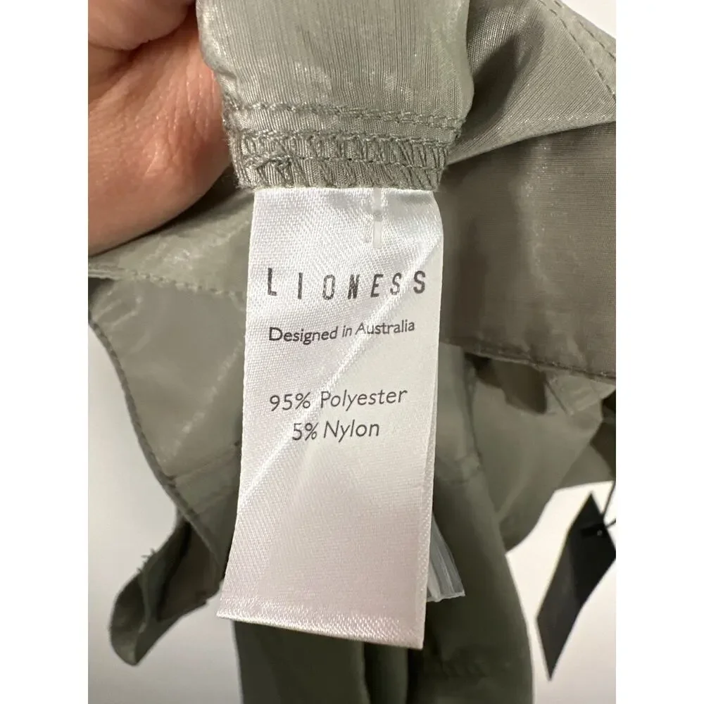 Lioness NEW Miami Vice Pants Size XL (US 10) Sage Green Cargo - Picture 11 of 11